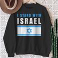 Itand With Israel Jewish イスラエル国旗 ユダヤ人 スウェットシャツ 年配の女性への贈り物