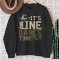 Its Line Dance Time ギフトアイデア ホースダンスライン スウェットシャツ 年配の女性への贈り物