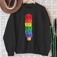 Kawaii Gay アイスクリーム Lgbt プライド レインボー プライド 月間 スウェットシャツ 年配の女性への贈り物