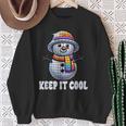 Keep It Cool Disconowman Retro Funky Holidayibes スウェットシャツ 年配の女性への贈り物