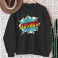 Kids Boys Joshua Comic Book Superhero Name Sweatshirt Gifts for Old Women