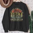 Legendince April 1967Intage 58Th Birthday Made In 1967 長袖tシャツ スウェットシャツ 年配の女性への贈り物