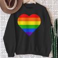 Lgbt レインボーウィングス フラッグ ハート ゲイ バイ ラブ プライド月間 Lgbtq スウェットシャツ 年配の女性への贈り物