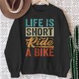 Life Ishort Ride A Bike Motorcycle Rider 長袖tシャツ スウェットシャツ 年配の女性への贈り物