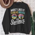 Most Likely To Read Books All Summer Reading Sweatshirt Gifts for Old Women