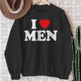 I Love I Love Men スウェットシャツ 年配の女性への贈り物