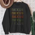 Love Heart Nexus グランジ ビンテージスタイル ブラック ネクサス スウェットシャツ 年配の女性への贈り物