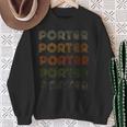 Love Heart Porter グランジビンテージスタイル ブラック ポーター 長袖tシャツ スウェットシャツ 年配の女性への贈り物