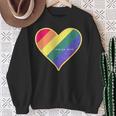 Love Is Love レインボーハート スウェットシャツ 年配の女性への贈り物