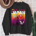 I Love Japan Culture Cool Japanunset Red-Crowned Crane スウェットシャツ 年配の女性への贈り物