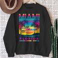 I Love Miami Miamiibes Illustration Graphic s スウェットシャツ 年配の女性への贈り物