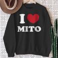 I Love Mito ミト大好き スウェットシャツ 年配の女性への贈り物