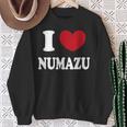I Love Numazu 沼津大好き スウェットシャツ 年配の女性への贈り物
