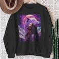 I Love Wolves ビンテージ ネイティブアメリカン スウェットシャツ 年配の女性への贈り物