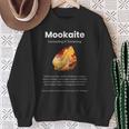 Mookaite ジェムストーンの意味 スウェットシャツ 年配の女性への贈り物