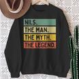 Nils The Man The Myth The Legend面白い名言 スウェットシャツ 年配の女性への贈り物