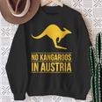 No Kangaroos In Austria スウェットシャツ 年配の女性への贈り物