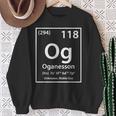 Oganesson Element ホワイト スウェットシャツ 年配の女性への贈り物