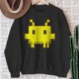 Pixel Gamer Clawd Claude Code Gaming レトロ コーディング ユーモア スウェットシャツ 年配の女性への贈り物