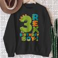 Rawr I'm 3 Three Rex Dinosaur 3Rd Birthday Boy Party スウェットシャツ 年配の女性への贈り物