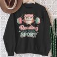 Reading Is My Favorite Sport Cute Owl Book Lover Sweatshirt Gifts for Old Women Reading Is My Favorite Sport Cute Owl Book Lover Sweatshirt Gifts for Old Women