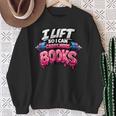 Reading Workout Lift So I Can Carry More Books Reader Sweatshirt Gifts for Old Women