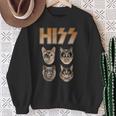 Hiss Rocktars 猫と子猫 スウェットシャツ 年配の女性への贈り物