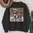 Shih Tzu Dog Shihtzu Dog Books Nerds Reader Shitzhu Shih Tzu Sweatshirt Gifts for Old Women