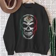 Skull Mexican Flag Mexicopraytyleintage スウェットシャツ 年配の女性への贈り物