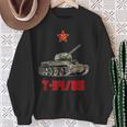 T-3485 ロシア中戦車 第二次世界大戦 ソビエト ロシア軍 スウェットシャツ 年配の女性への贈り物