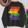 Threadless Grey Sky Chai Rainbow Book Pride Stack Graphic Sweatshirt Gifts for Old Women
