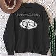 Tofu Mental Cat とうふメンタルねこ おもしろ ゆるかわ かわいい ギフト 猫好き スウェットシャツ 年配の女性への贈り物