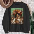 History Month Black Afro Girl Women Book Lovers Floral Sweatshirt Gifts for Old Women History Month Black Afro Girl Women Book Lovers Floral Sweatshirt Gifts for Old Women