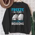 Winter Reading Book Bookworm Winter Sweatshirt Gifts for Old Women