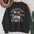 Women's 1996 Chapter Thirty 30th Birthday Decoration Wildflower Book Sweatshirt Gifts for Old Women Women's 1996 Chapter Thirty 30th Birthday Decoration Wildflower Book Sweatshirt Gifts for Old Women