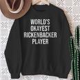 World's Okayest Rickenbacker Player ギターギフト スウェットシャツ 年配の女性への贈り物