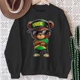 Yardie ジャマイカ ベア ジャマイカ国旗 ジャマイカの服 長袖tシャツ スウェットシャツ 年配の女性への贈り物