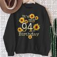 かわいいひまわり 94歳の誕生日 94歳の誕生日 スウェットシャツ 年配の女性への贈り物