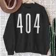 エリアコード 404 アトランタ ジョージア Ga Four Zero Four 404 長袖tシャツ スウェットシャツ 年配の女性への贈り物