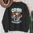カニアレルギー Crab Allergy Community スウェットシャツ 年配の女性への贈り物