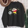 クレヨンしんちゃん しんちゃんとサッカー スウェットシャツ 年配の女性への贈り物