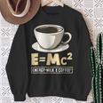 コーヒーラバーエナジーミルクコーヒー EMc² スウェットシャツ 年配の女性への贈り物