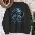 サンタ バーバラ ビーチ カリフォルニア サーフ ヴィンテージ カリ イスラビスタ 長袖tシャツ スウェットシャツ 年配の女性への贈り物