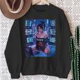 セクシーガールグラフィックtシャツ 1337 サイバーパンク ハッカーガール スウェットシャツ 年配の女性への贈り物