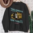 セロニアス・モンク・ジャズ・マーチ サンフランシスコのアローン 長袖tシャツ スウェットシャツ 年配の女性への贈り物