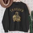 タイ旅行象のお土産。 スウェットシャツ 年配の女性への贈り物