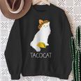 タコキャット-楽しい猫の回文 スウェットシャツ 年配の女性への贈り物