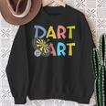 ダーツアート ダーツプレーヤー ダーツスポーツ ダーツボード ダーツ スウェットシャツ 年配の女性への贈り物