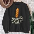 バゲット好き フランス ベーカリー フランスパン スウェットシャツ 年配の女性への贈り物