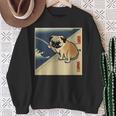 パグ 犬 面白いtシャツ イヌ 釣り メンズ おもしろ 面白い 服 おもしろグッズ 文字tシャツ ネタ 海釣り 川釣り スウェットシャツ 年配の女性への贈り物